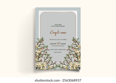 floral bridal shower invitation templates