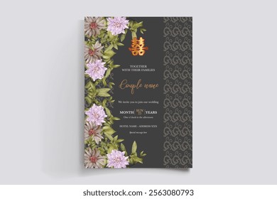 floral bridal shower invitation templates