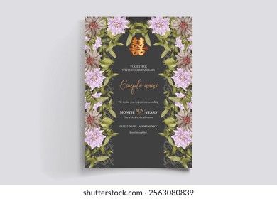 floral bridal shower invitation templates