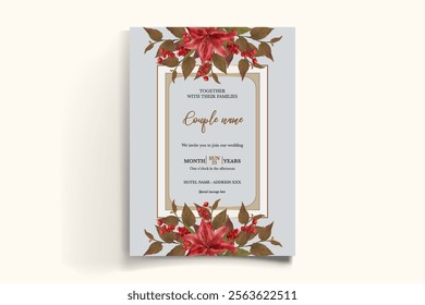 floral bridal shower invitation templates