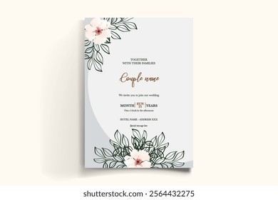 floral bridal shower invitation templates