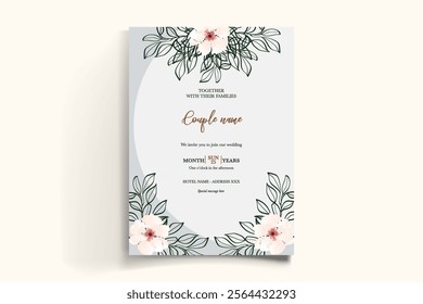 floral bridal shower invitation templates