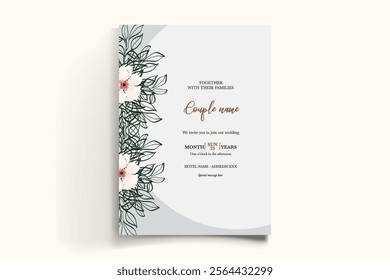 floral bridal shower invitation templates