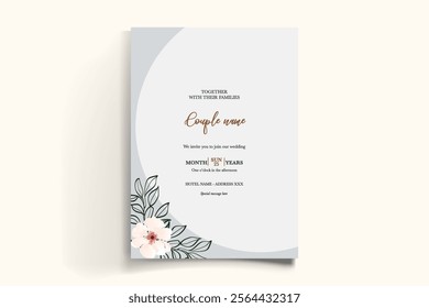 floral bridal shower invitation templates