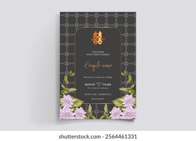 floral bridal shower invitation templates