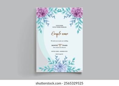floral bridal shower invitation templates