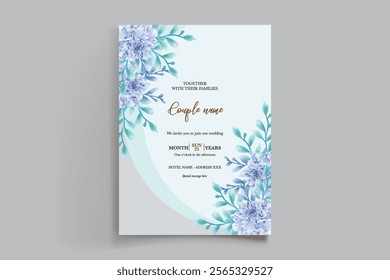 floral bridal shower invitation templates