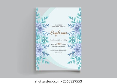 floral bridal shower invitation templates