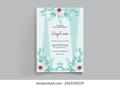 floral bridal shower invitation templates