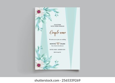 floral bridal shower invitation templates