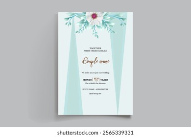 floral bridal shower invitation templates
