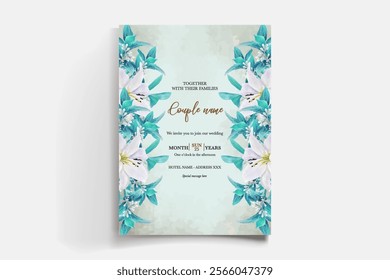 floral bridal shower invitation templates