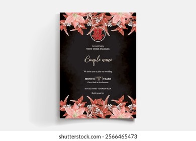 floral bridal shower invitation templates