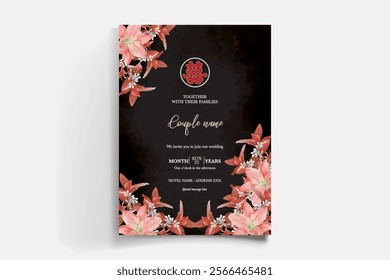 floral bridal shower invitation templates