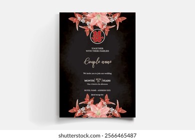 floral bridal shower invitation templates