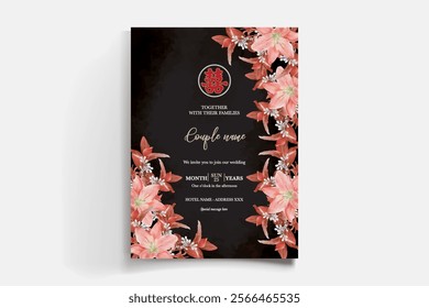 floral bridal shower invitation templates