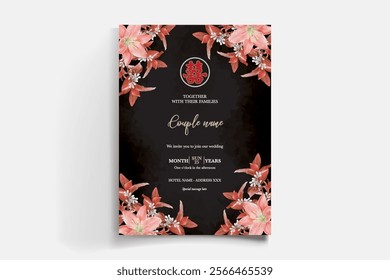 floral bridal shower invitation templates