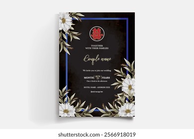 floral bridal shower invitation templates