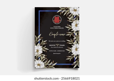 floral bridal shower invitation templates