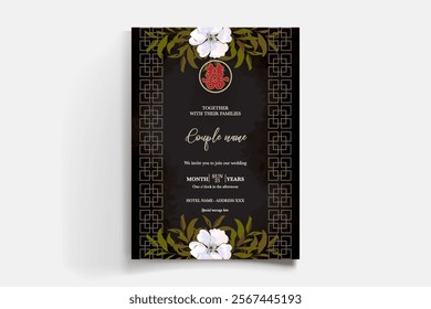 floral bridal shower invitation templates