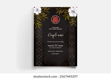 floral bridal shower invitation templates