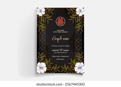 floral bridal shower invitation templates