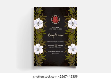 floral bridal shower invitation templates