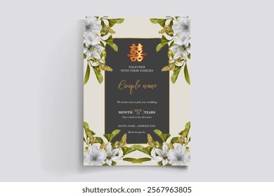 floral bridal shower invitation templates
