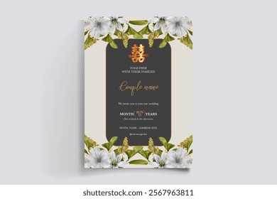 floral bridal shower invitation templates