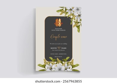 floral bridal shower invitation templates