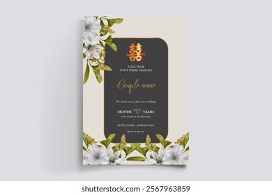 floral bridal shower invitation templates