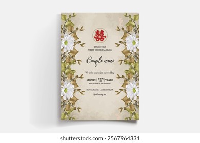 floral bridal shower invitation templates