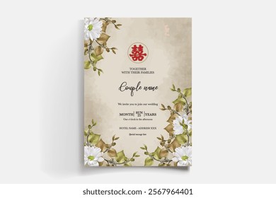 floral bridal shower invitation templates