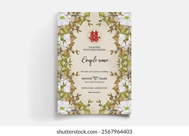 floral bridal shower invitation templates