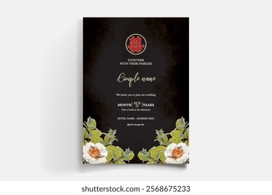 floral bridal shower invitation templates