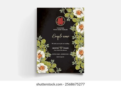floral bridal shower invitation templates