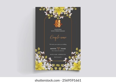 floral bridal shower invitation templates