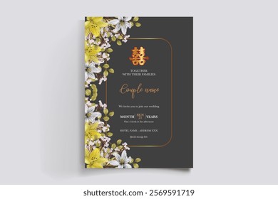 floral bridal shower invitation templates
