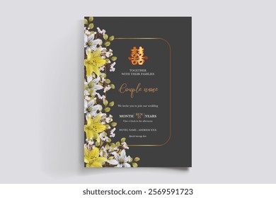 floral bridal shower invitation templates