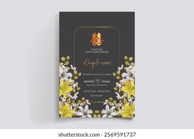 floral bridal shower invitation templates