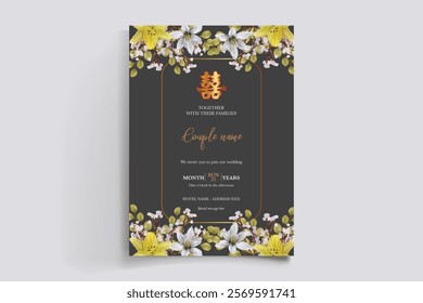 floral bridal shower invitation templates