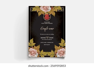 floral bridal shower invitation templates