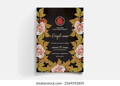 floral bridal shower invitation templates