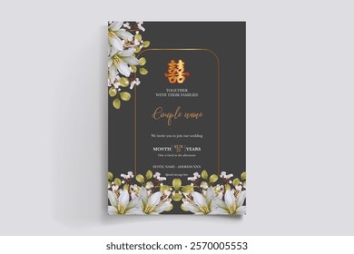 floral bridal shower invitation templates
