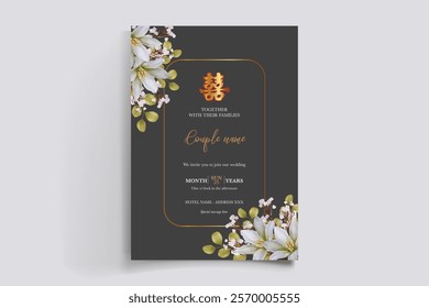 floral bridal shower invitation templates