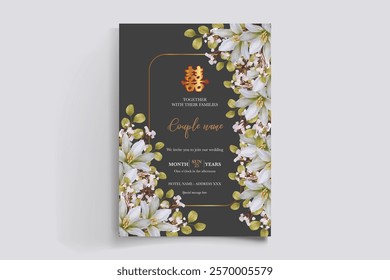 floral bridal shower invitation templates