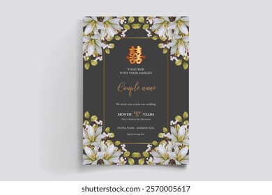 floral bridal shower invitation templates