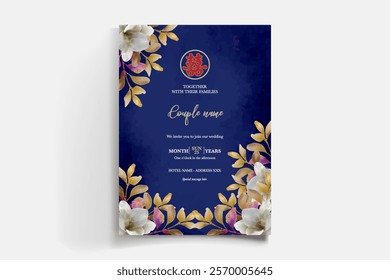 floral bridal shower invitation templates