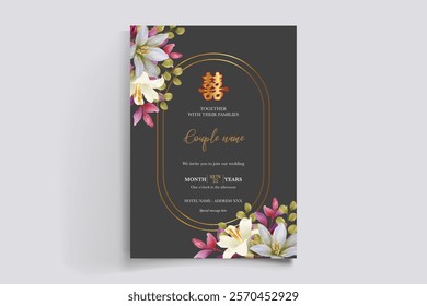 floral bridal shower invitation templates
