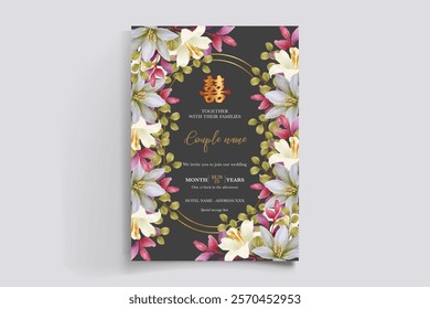 floral bridal shower invitation templates